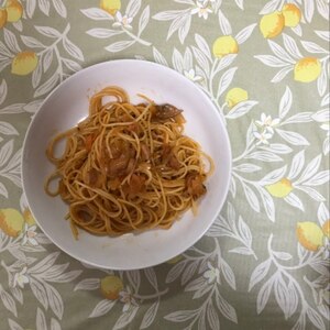 ひとりのランチに♪ミートパスタ